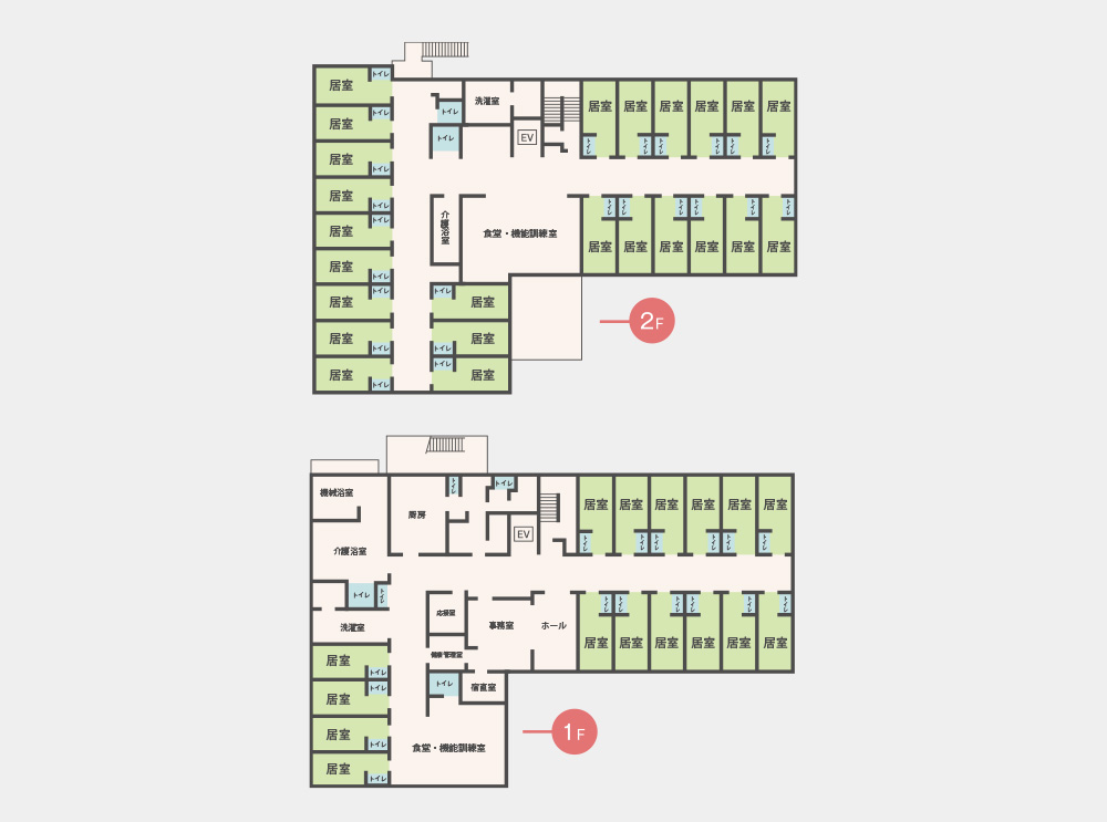 住宅型有料老人ホーム ななかまど津志田アネックス　間取り図